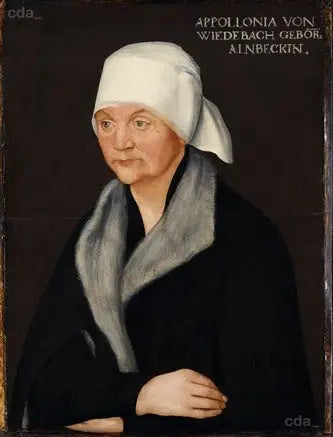 Portrait of Apollonia von Wiedebach - Lucas Cranach the Elder