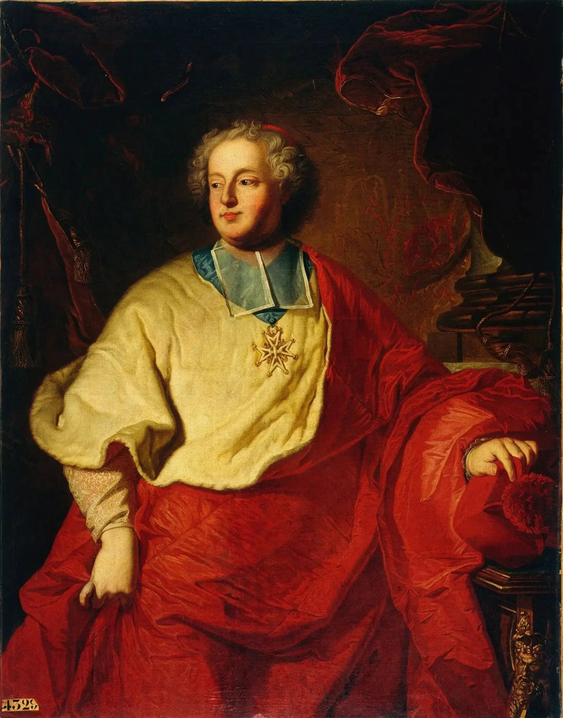 Portrait of Armand Gaston Maximilien de Rohan (1674-1749) - Hyacinthe Rigaud