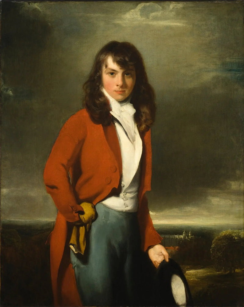 Portrait of Arthur Atherley as a student at Eton - Thomas Lawrence