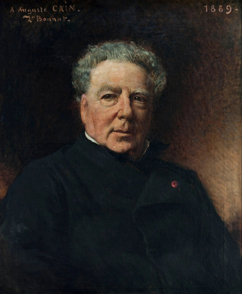 Portrait of Auguste Cain - Léon Bonnat
