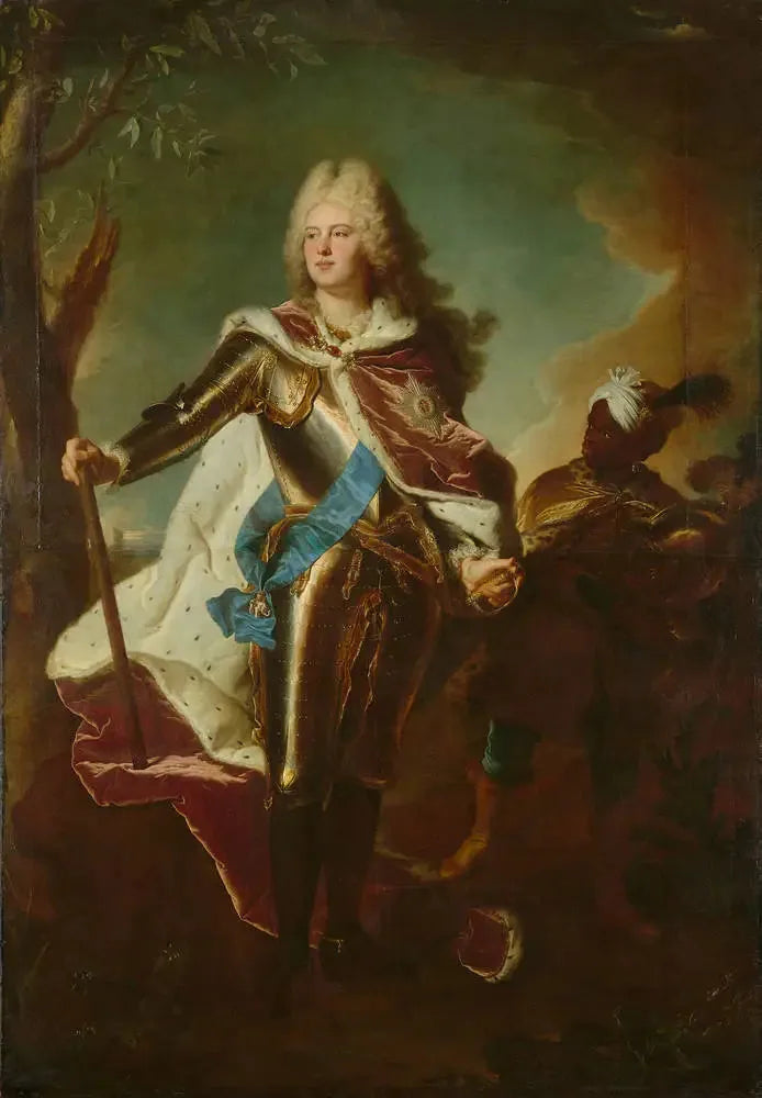 Portrait of August III of Poland - Hyacinthe Rigaud
