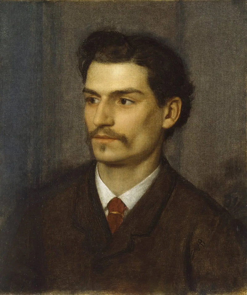 Portrait of Augusto Fratelli - Arnold Böcklin