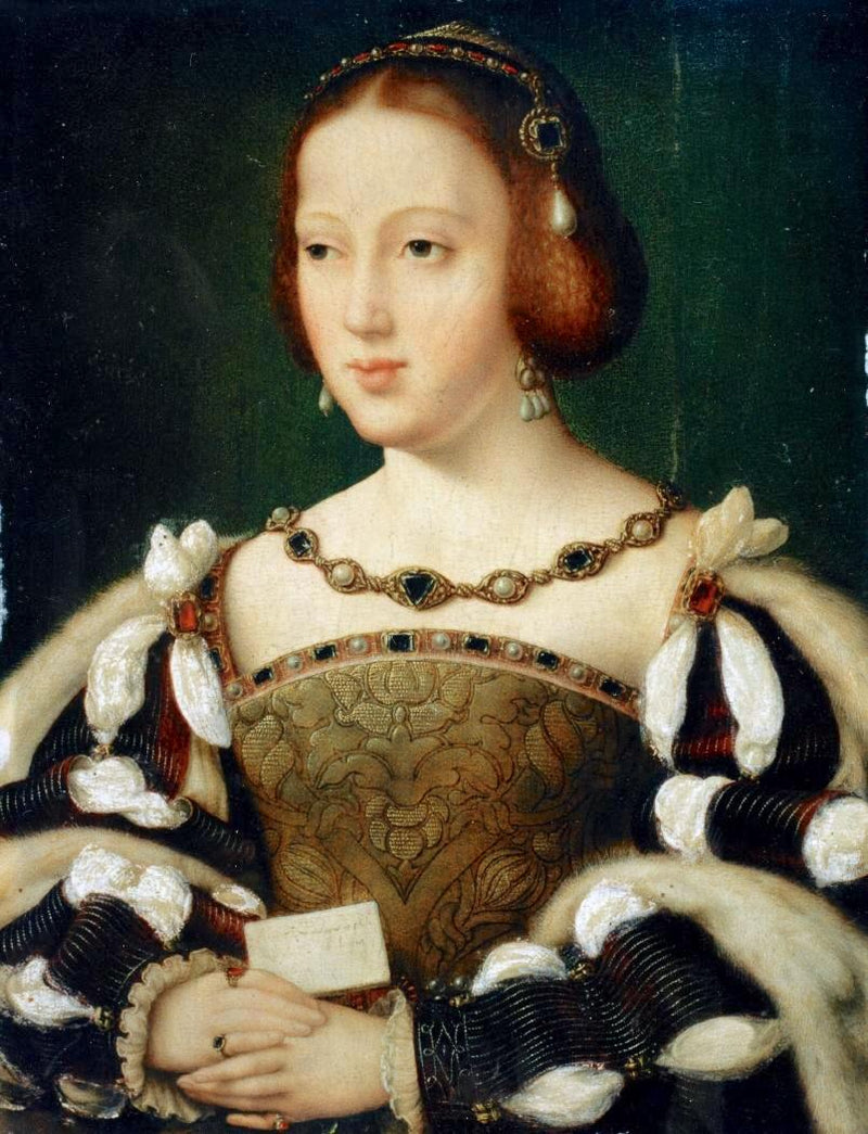 Portrait of Eleanor, Queen of France - Joos van Cleve