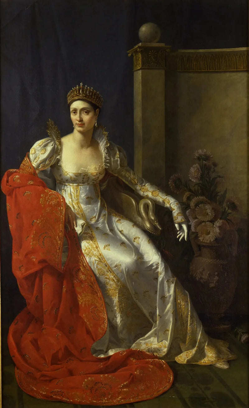 Portrait of Élisa Bonaparte, Grand Duchess of Tuscany - Marie-Guillemine Benoist