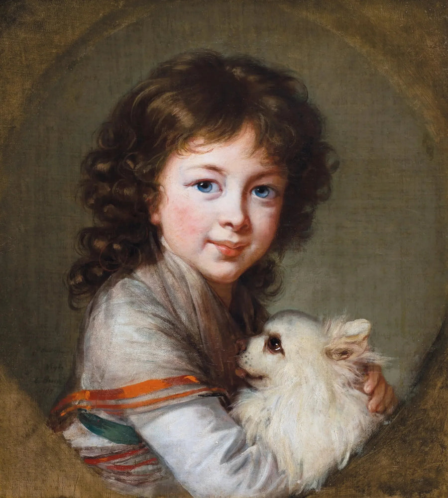 Portrait of Elisabeth Isabella Mniszech - Élisabeth Vigée Le Brun