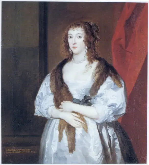 Portrait of Elizabeth Dormer (deceased in 1635), wife of Edward Somerset, 2nd Marquess of Worcester - Antoine van Dyck