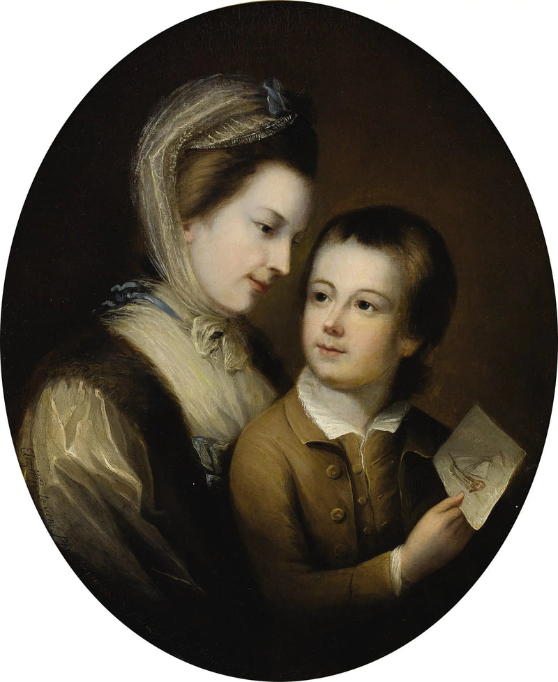 Portrait of Elizabeth Honywood and her son Philip, 1767 - Thomas Gainsborough