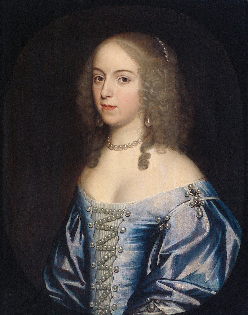 Portrait of Emilia van Nassau-Beverweerd (circa 1635-1718) - Gerrit van Honthorst