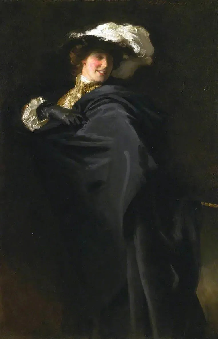 Portrait of Ena Wertheimer: A Vele Gonfie - John Singer Sargent