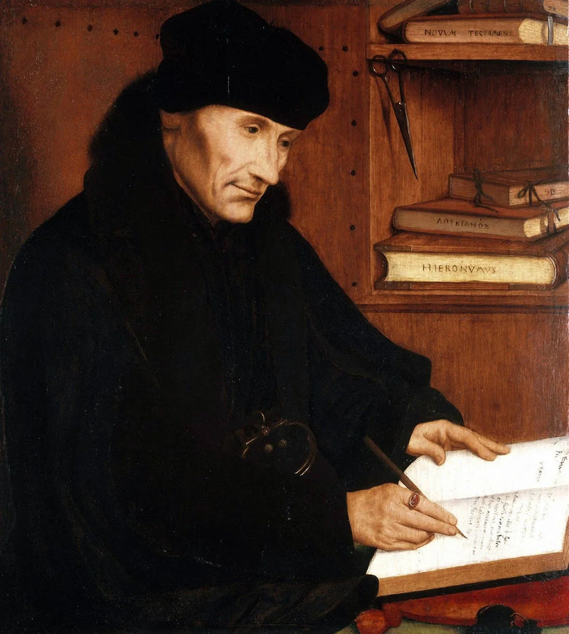 Portrait of Erasmus of Rotterdam (1466–1536) - Quentin Metsys