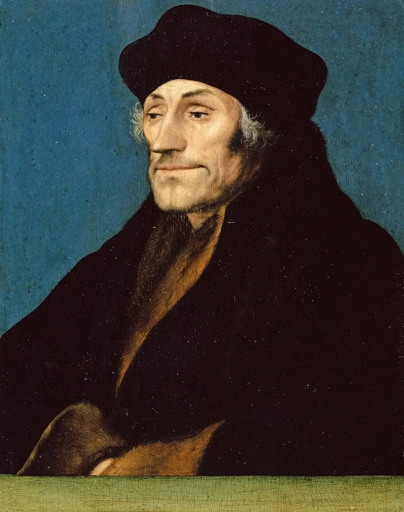 Portrait of Erasmus of Rotterdam - Hans Holbein the Younger