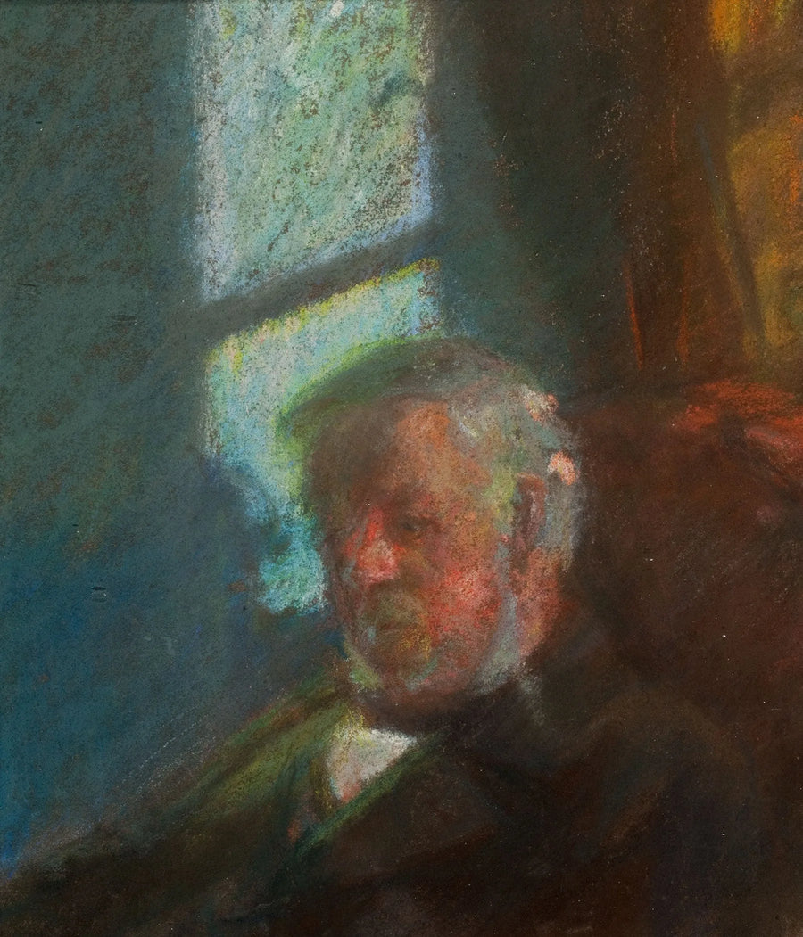 Portrait of Erik Brøndum. -Anna Ancher