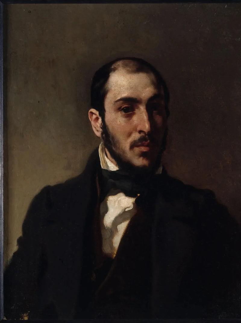 Portrait of Eugène Laval (1818-1896), architect - Eugène Delacroix