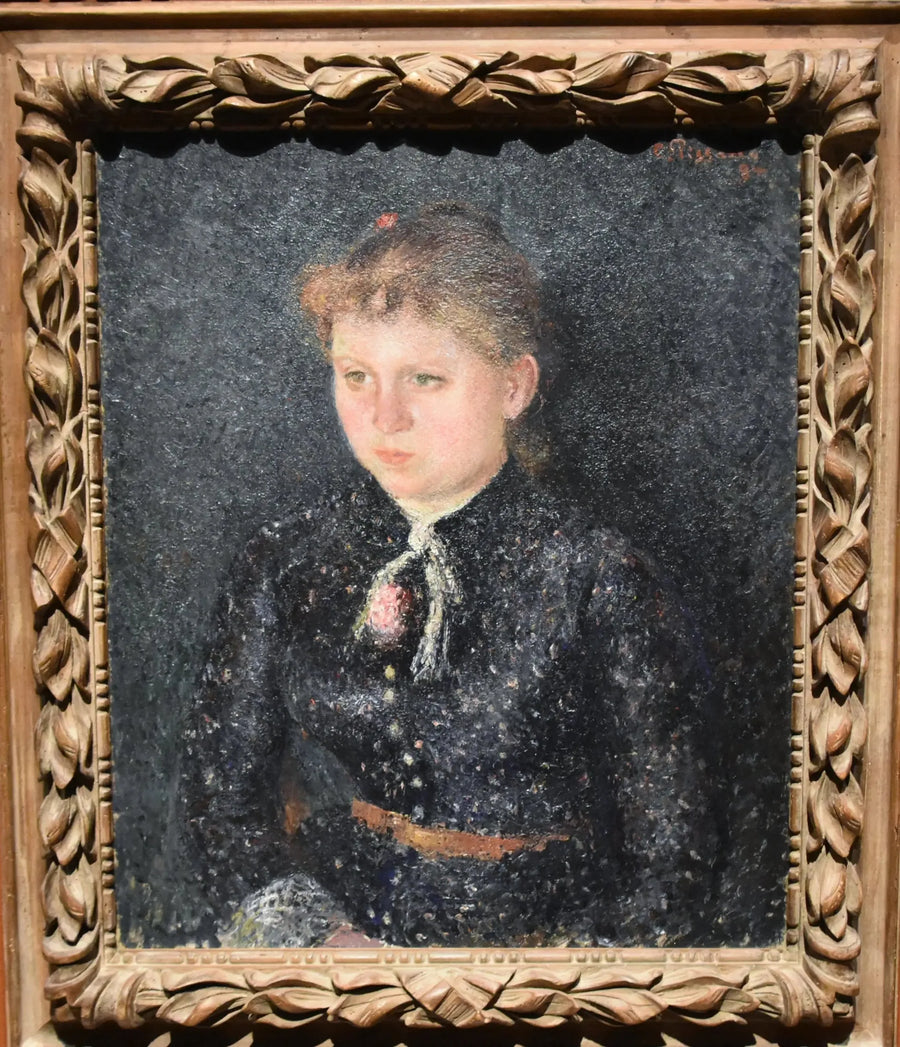 Portrait of Eugénie Estruc, known as Nini - Camille Pissarro