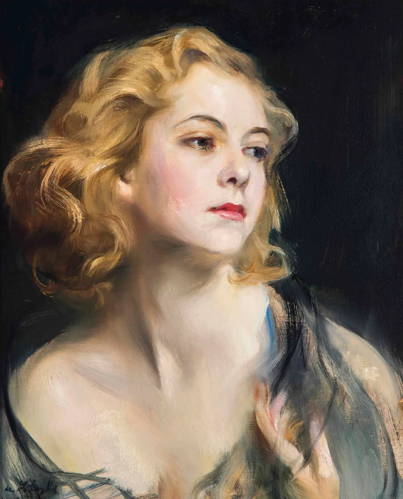 Portrait of Helen Beatrice Myfanwy Hughes - Philip de László
