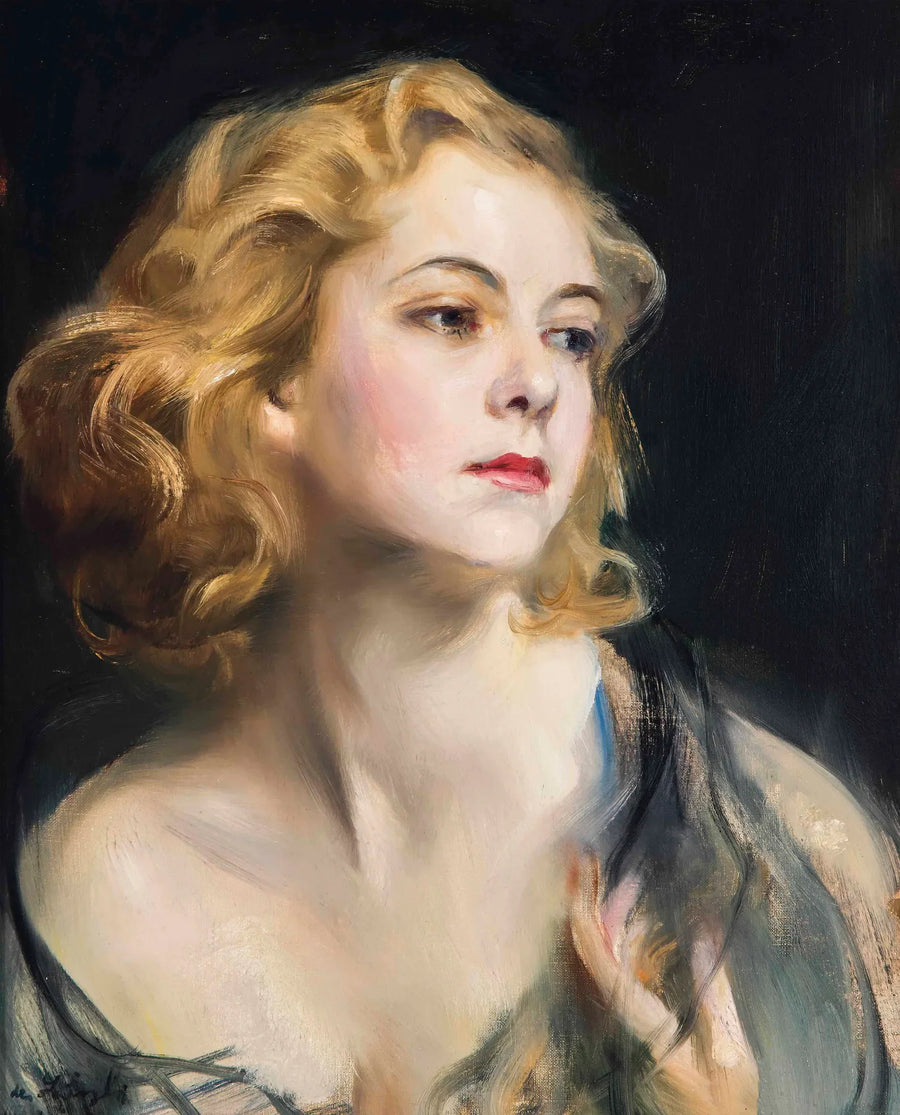Portrait of Helen Beatrice Myfanwy Hughes - Philip de László