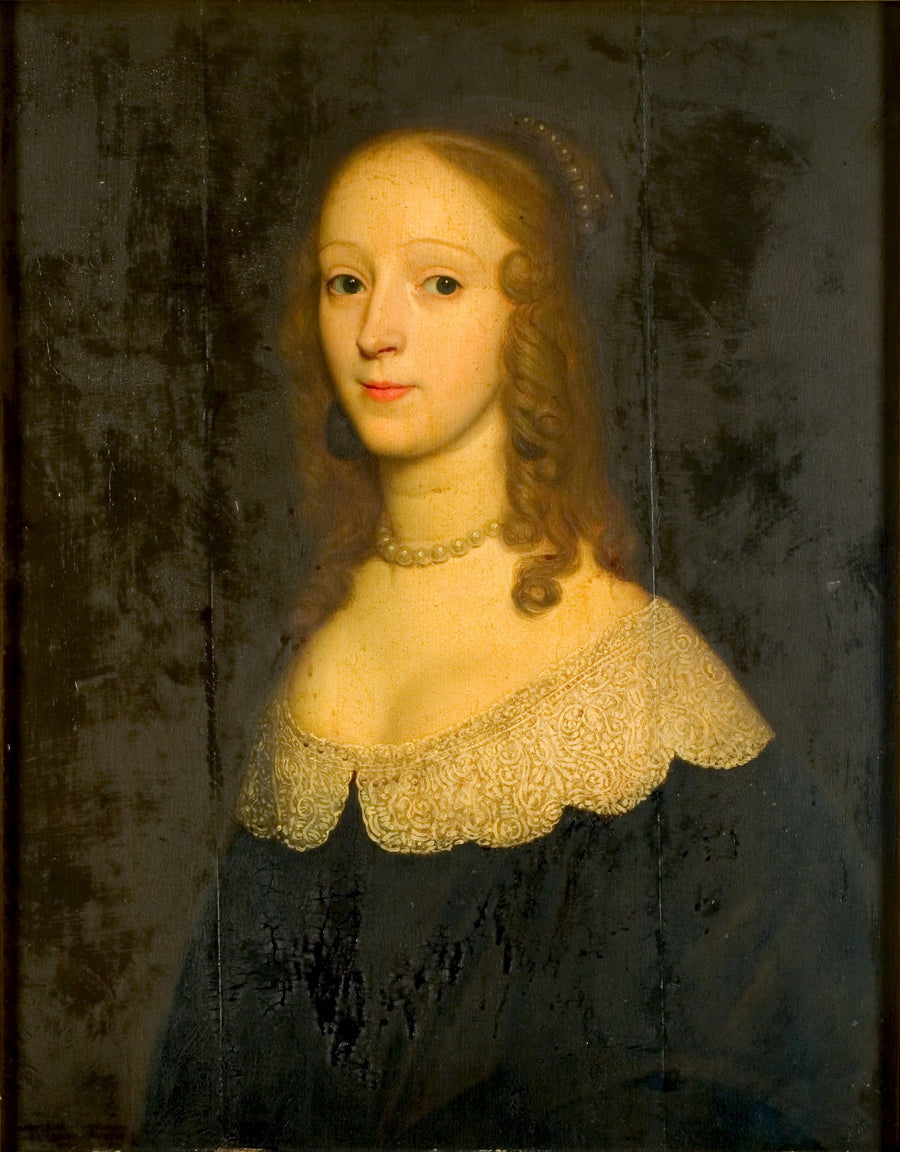 Portrait of Helena van Hoecklum with Spaansweerd (-1650) - Gerrit van Honthorst