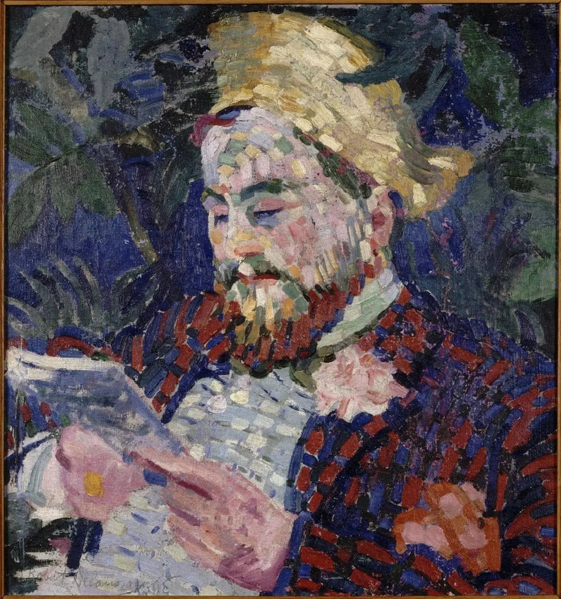 Portrait of Henri Carlier - Robert Delaunay