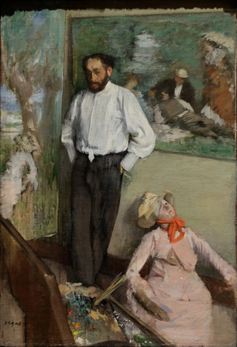 Portrait of Henri Michel-Lévy - Edgar Degas