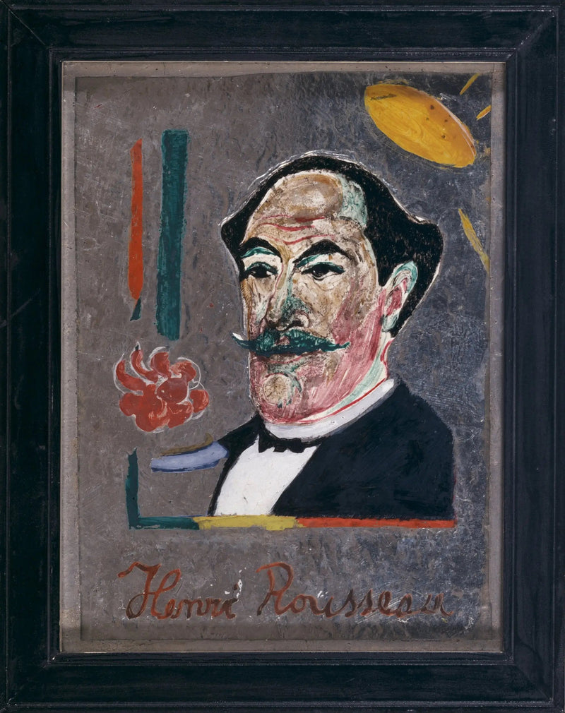 Portrait of Henri Rousseau - Franz Marc