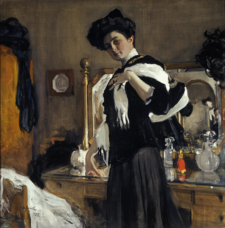 Portrait of Henriette Girshman - Valentin Serov