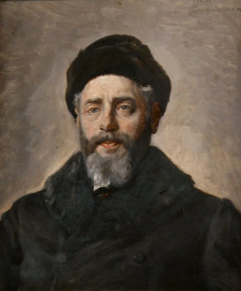 Portrait of Henrik Pontopidan - Michael Peter Ancher