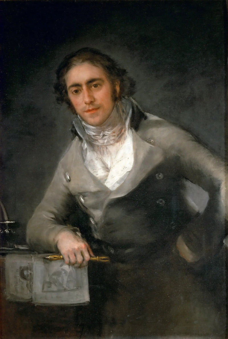Portrait of a Man, also known as Portrait of Don Evaristo Pérez de Castro - Francisco de Goya