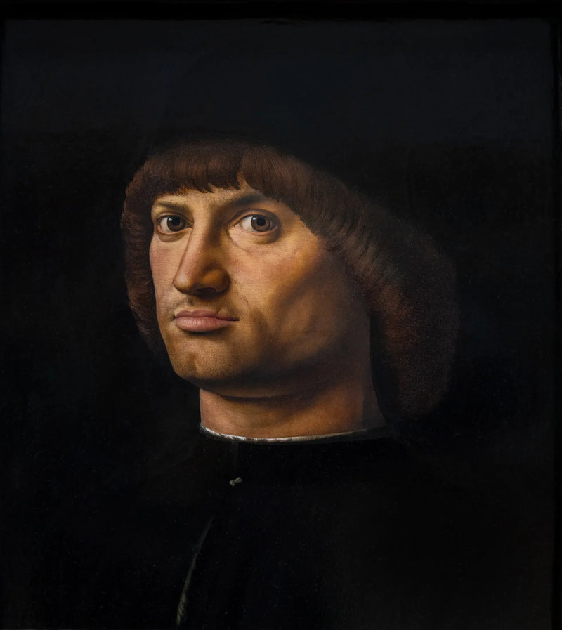 Portrait of a man, known as the condottiere - Antonello de Messina