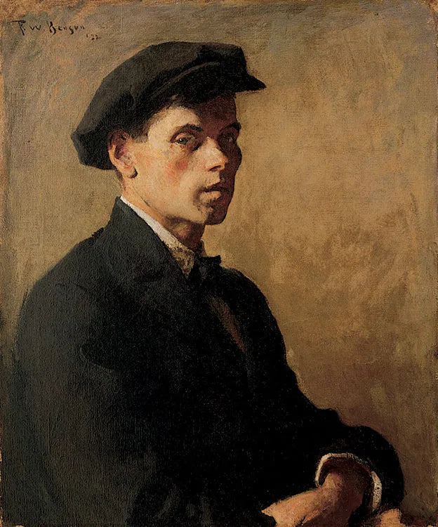 Portrait of a man - Frank Weston Benson