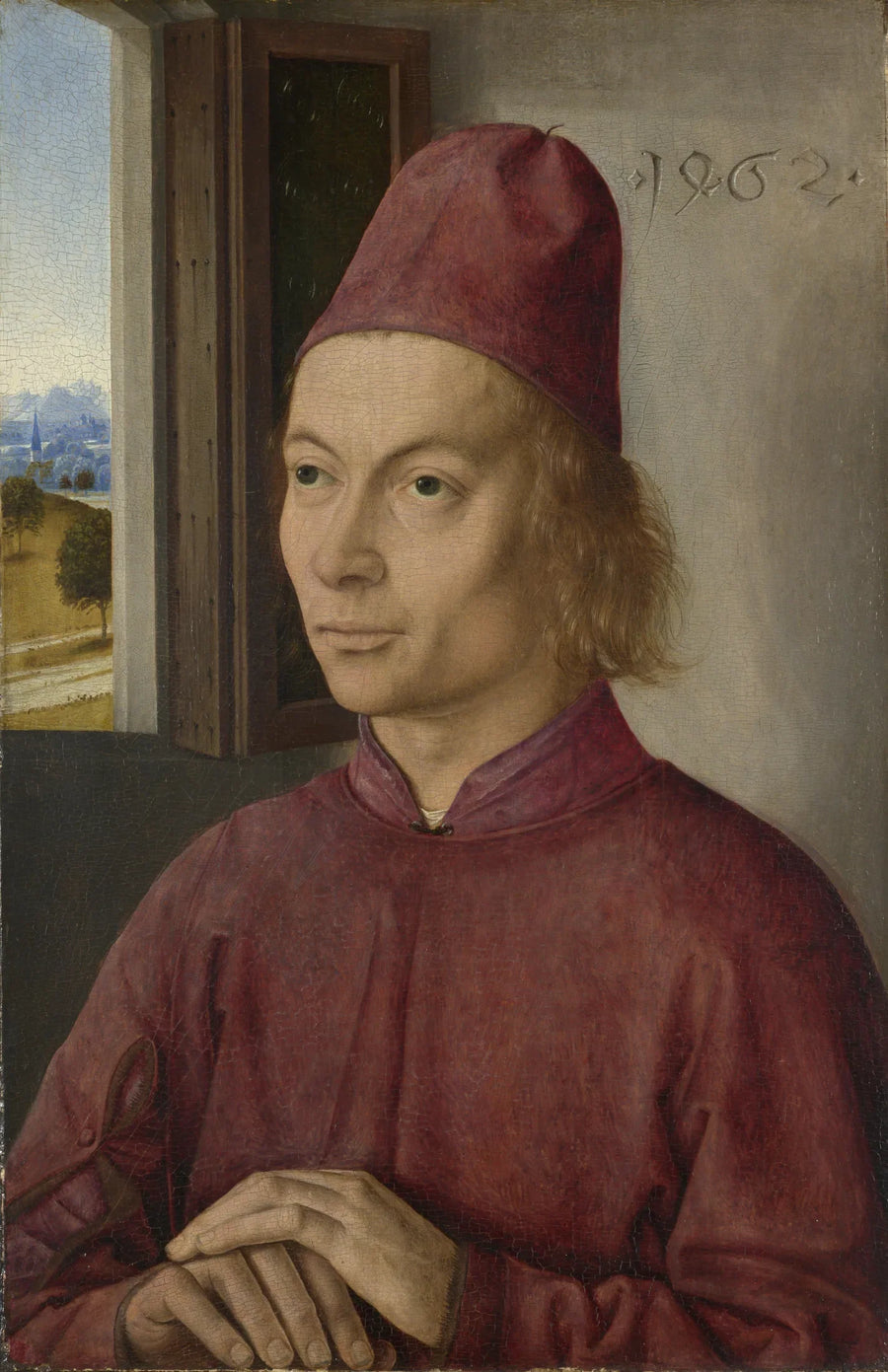 Portrait of a man (Jan van Winckele ?) - Dirk Bouts