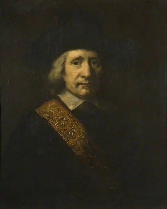 Portrait of a Man (The Standard Bearer, Floris Soop, 1604–1657) - Rembrandt