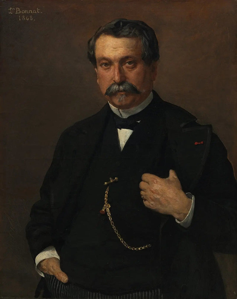 Portrait of a Man - Léon Bonnat