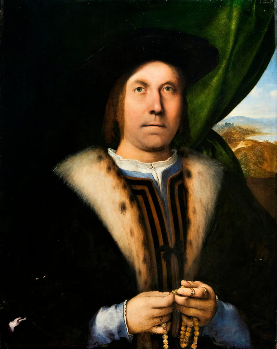 Portrait of a Man - Lorenzo Lotto