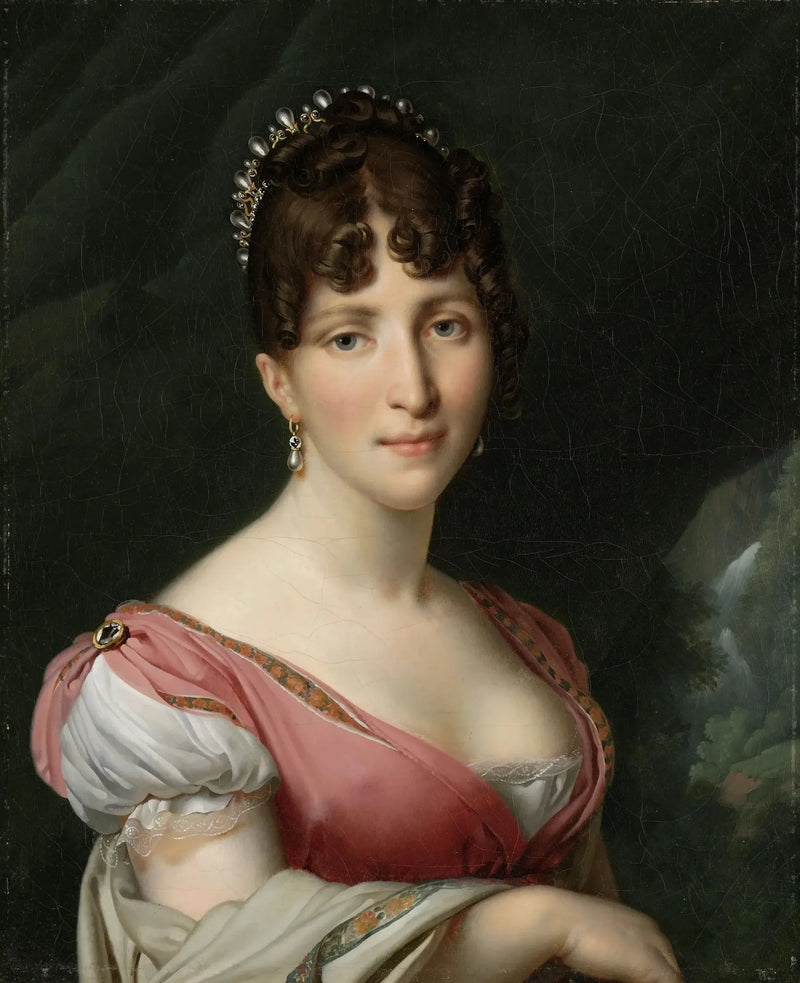 Portrait of Hortense de Beauharnais, Queen of Holland - Anne-Louis Girodet