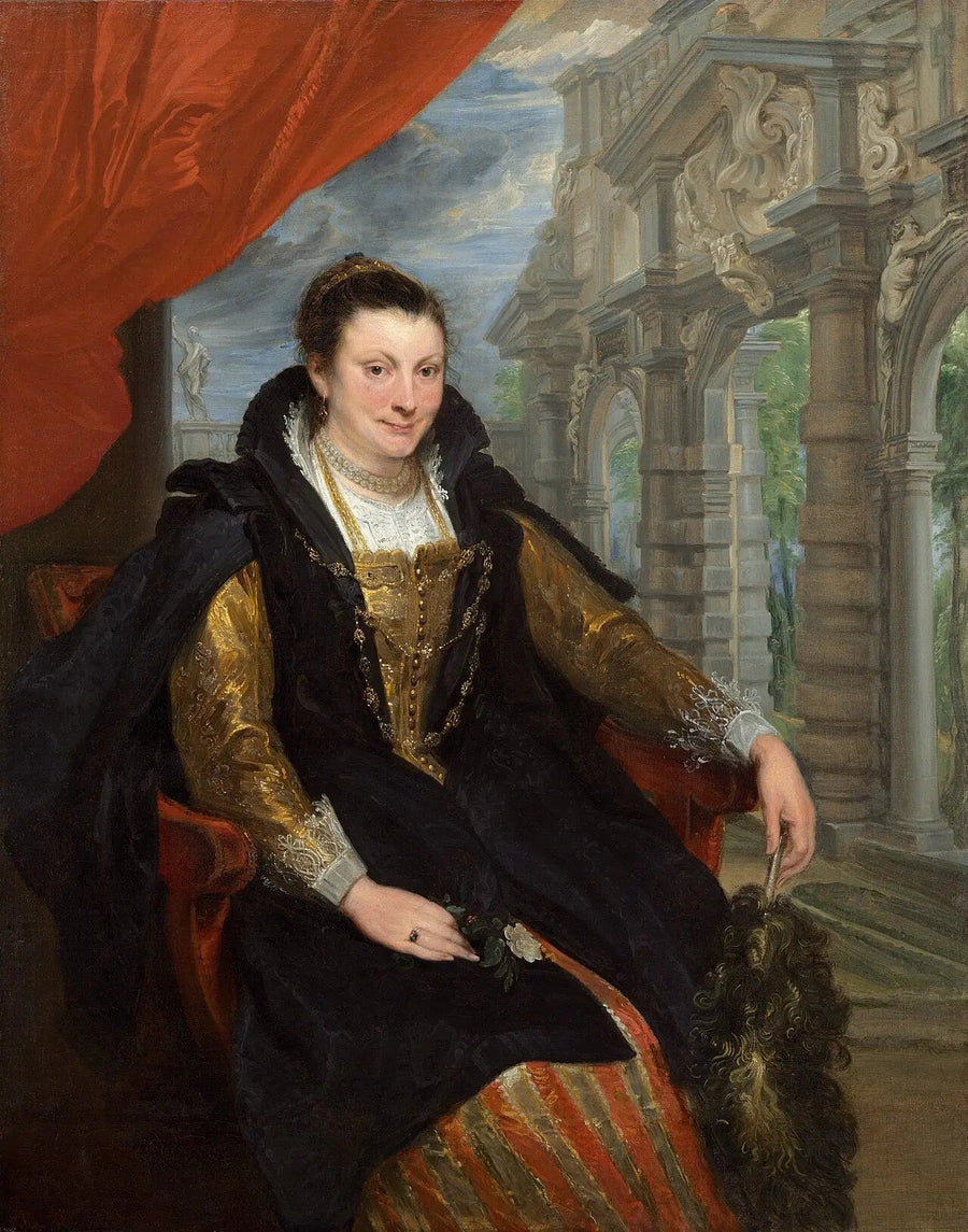 Portrait of Isabella Brant - Antoine van Dyck