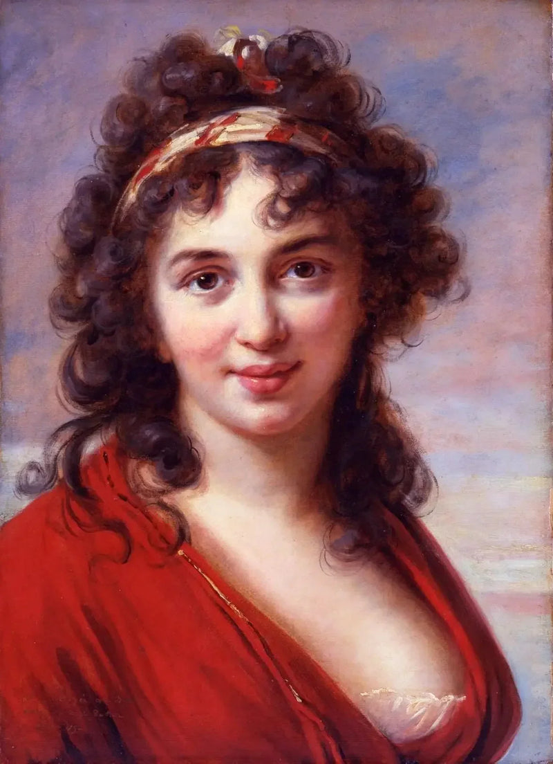 Portrait of Isabella Teotochi Albrizzi - Élisabeth Vigée Le Brun