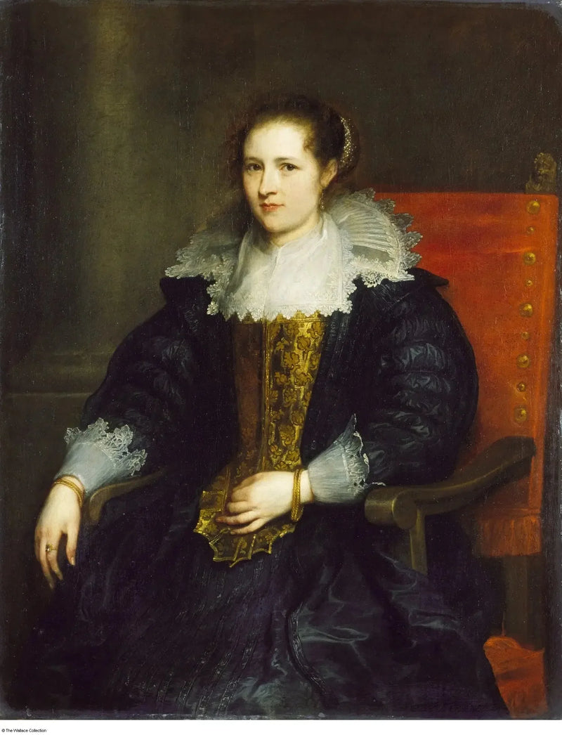 Portrait of Isabella Waerbeke - Antoine van Dyck