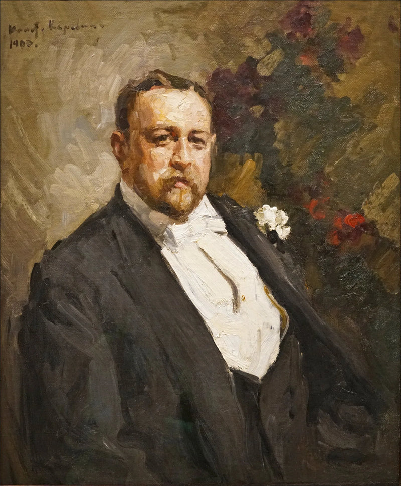 Portrait of Ivan Morosov - Konstantin Korovin