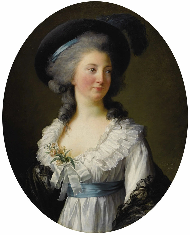 Portrait of Izabela Czartoryska - Élisabeth Vigeé Le Brun