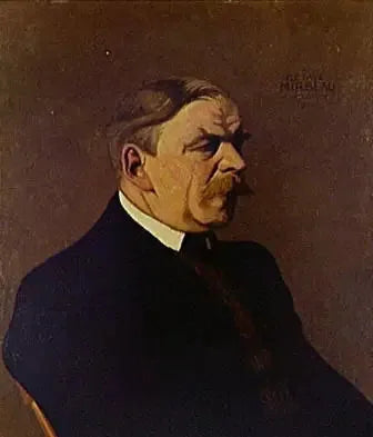 Portrait of Octave Mirbeau - Félix Vallotton