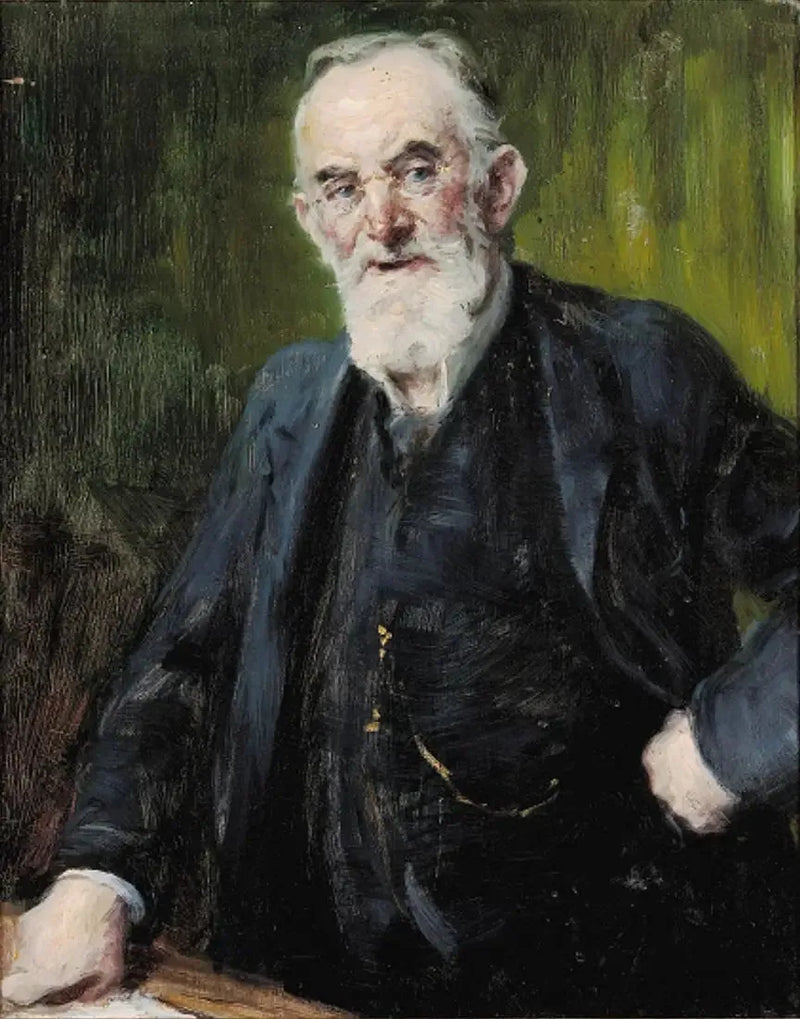 Portrait of Octavius Hansen. - Peder Severin Krøyer