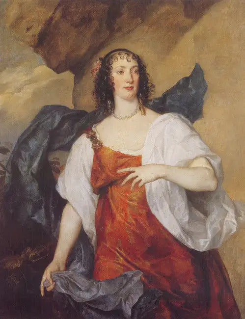 Portrait of Olivia Boteler, wife of Endymion Porter - Antoine van Dyck