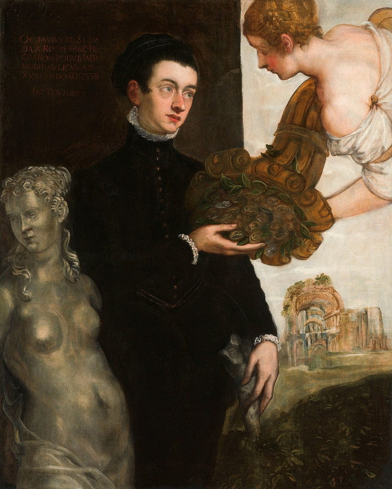 Portrait of Ottavio Strada - Jacopo Tintoretto