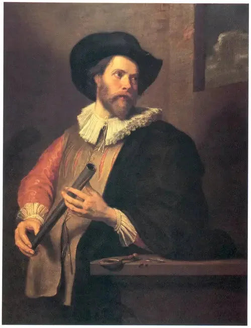 Portrait of an Unknown Astronomer - Antoine van Dyck