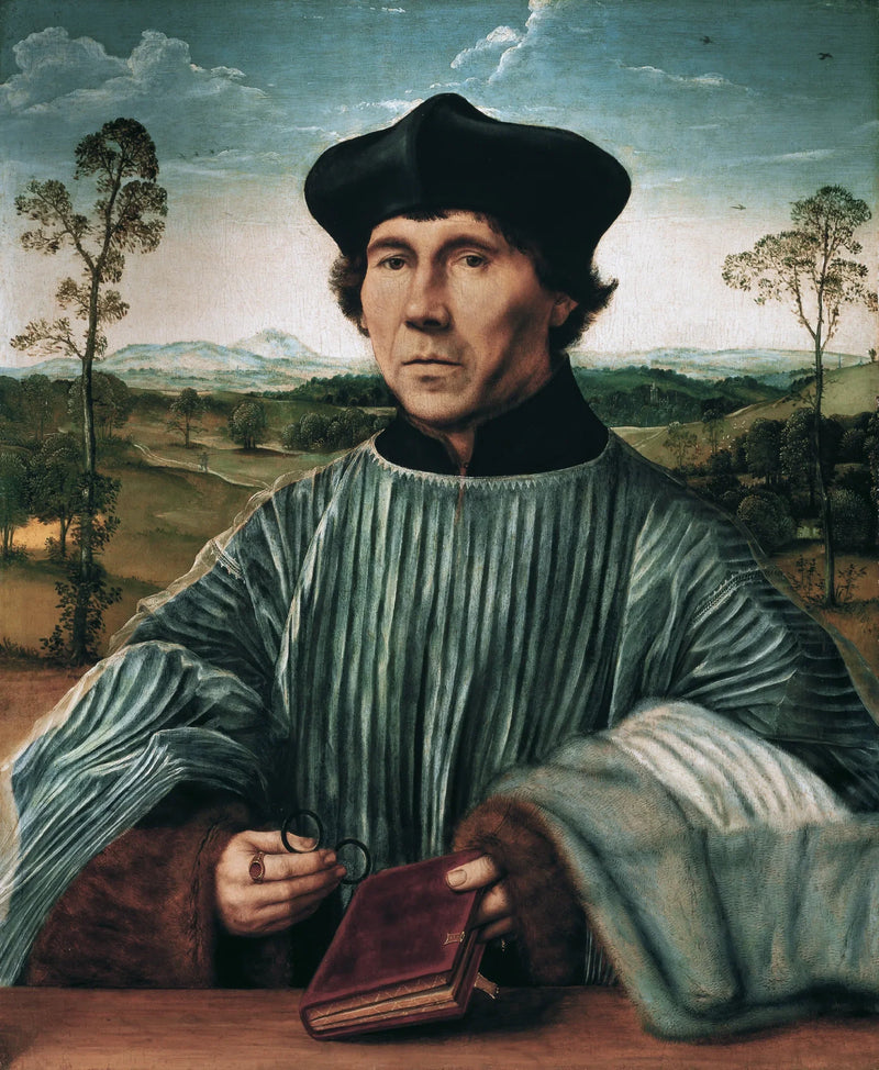Portrait of a Canon. - Quentin Metsys