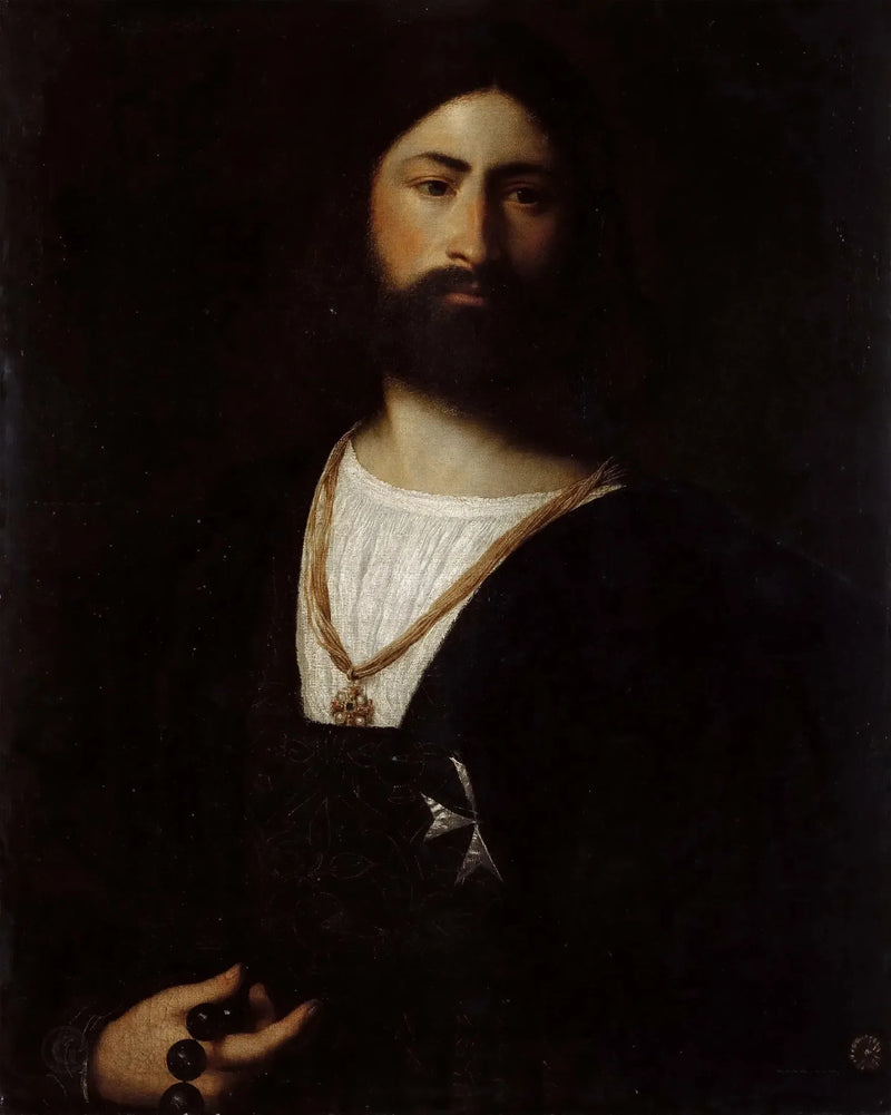 Portrait of a Knight of Malta - Titian