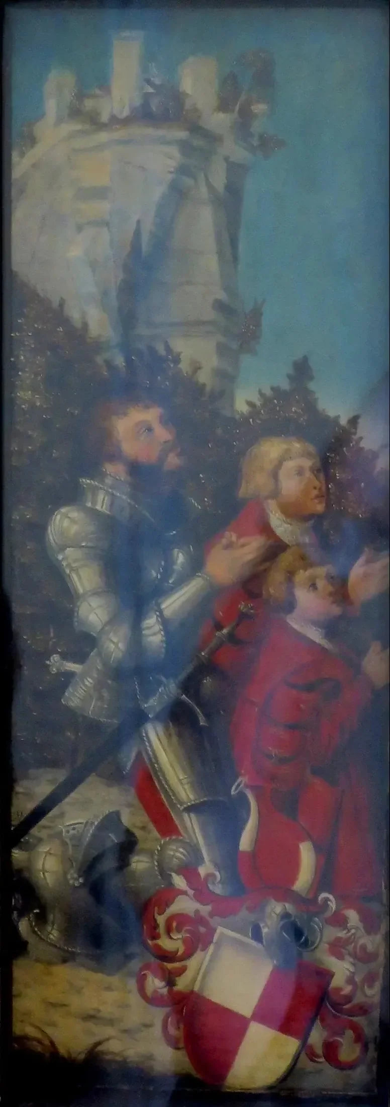 Portrait of a Knight and His Two Sons - Lucas Cranach the Elder