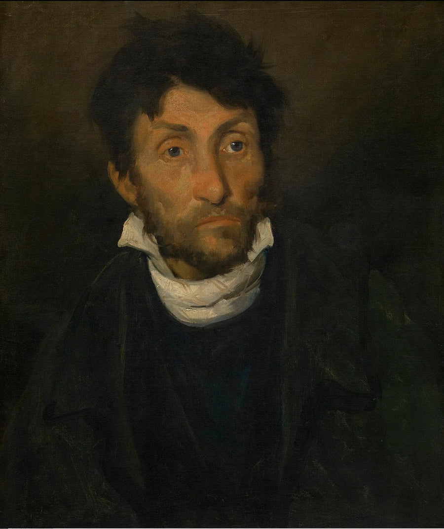 Portrait of a Kleptomaniac - Théodore Géricault
