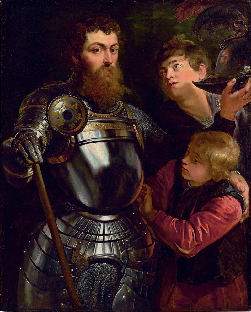 Portrait of a Commander - Peter Paul Rubens