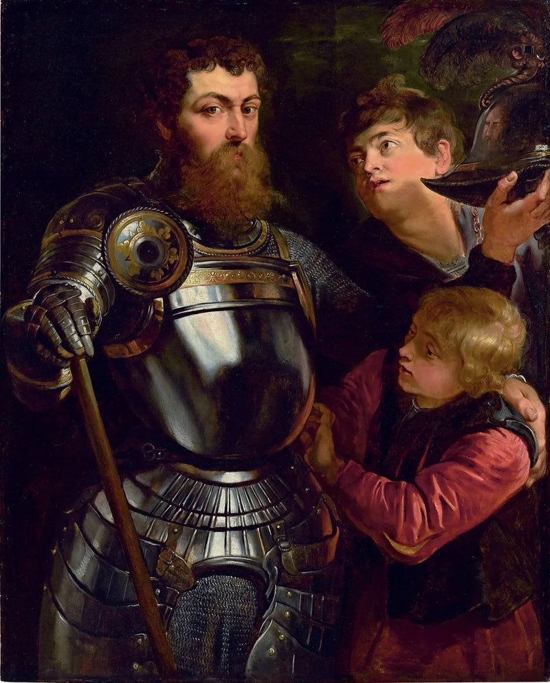 Portrait of a Commander - Peter Paul Rubens